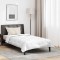 vidaXL Pilotă cu pernă 2 pcs Alb 135 x 220 cm Microfibră