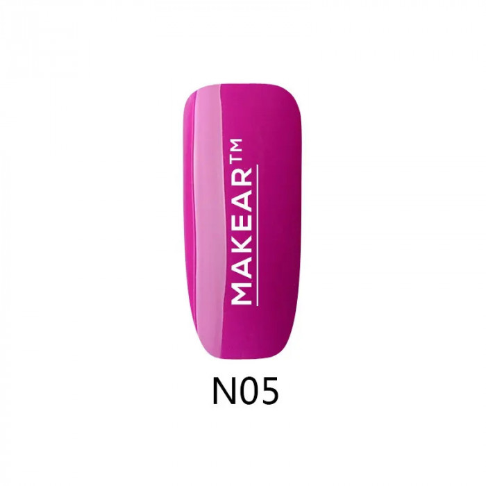 Makear Gel colorat pentru unghii &ndash; Neon purple &ndash; N05, 8ml