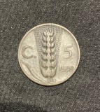 Moneda 5 centesimi 1929 Italia
