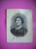 HOPCT 352 N DOAMNA CU MARGELE -FOTOGRAFIE VECHE TIP 1/ 2 CP, Romania 1900 - 1950, Portrete