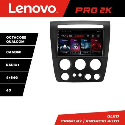 Navigatie Hummer H3 8 core QLED 2K 4+64 360 Android Waze USB Navigatie Internet Youtube Radio Lenovo CarStore Technology
