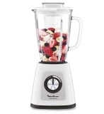 Cumpara ieftin Blender Moulinex Blendforce Cristal LM430110 cu 3 viteze, 4 lame, 800 W, 1.75 L - RESIGILAT