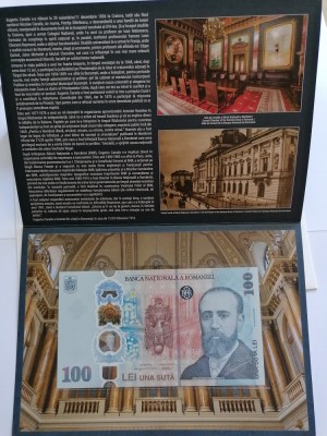 100 lei - Eugeniu Carada BNR foto