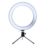 Cumpara ieftin Lampa circulara de masa Ring Fill Light cu 3 tipuri iluminare si reglare