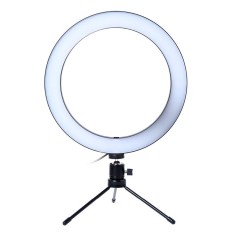 Lampa circulara de masa Ring Fill Light cu 3 tipuri iluminare si reglare