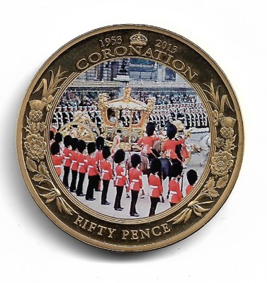 GUERNSEY - 2013 CORONATION 3 - Moneda Comemorativa foto