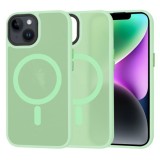 Husa pentru iPhone 14 - Techsuit HaloFrost&nbsp;MagSafe Series - Light Green