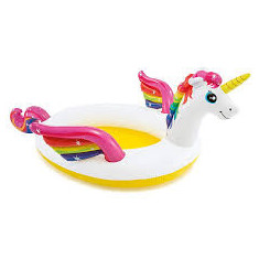 Piscina gonflabila Intex – Mystic Unicorn Spray, 272 x 193 x 104 cm