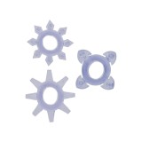 Set de 3 inele pentru penis Tickle C-Rings