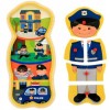 Puzzle incastru lemn Politist, TOY World Int.