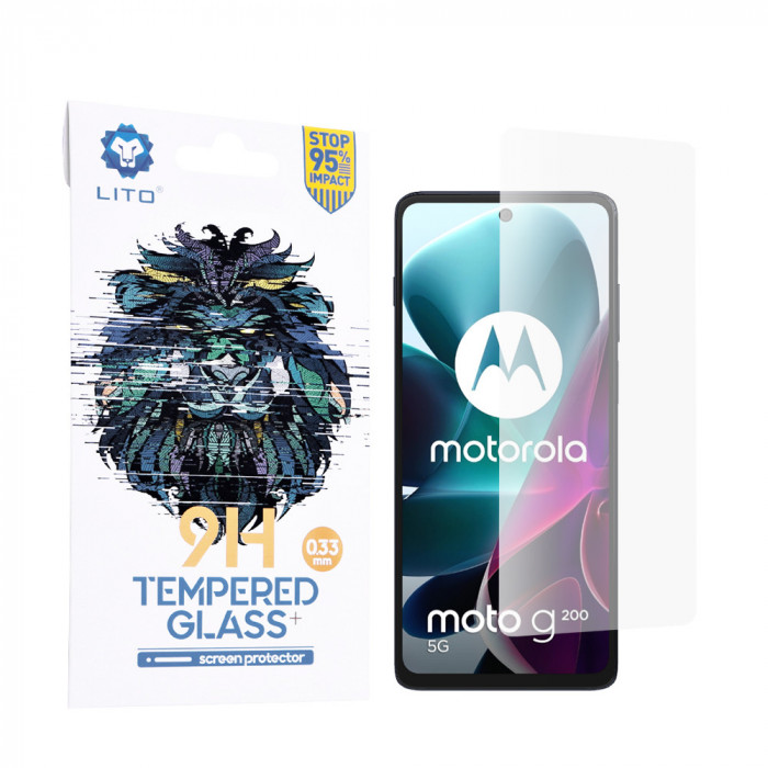 LITO - 2.5D Folie sticla - Motorola Moto G200 5G - Transparent