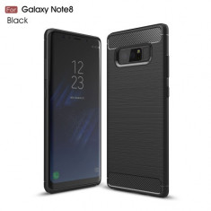 Husa Samsung Galaxy Note 8 - Carbon Brushed Black foto