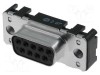 HARTING D-Sub 9 soclu mamă drept THT M3 pentru PCB