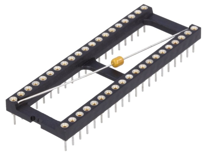Soclu circuite integrate DIP40 THT