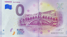 !!! 0 EURO SOUVENIR - ITALIA , VENETIA , PONTE RIALTO - 2019.1 - UNC foto