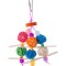 Jucarie mingi color pt pasari 15 cm