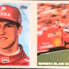 Bernera island masini formula 1,pilot Michael Schumacher 2V. Nedant.mnh