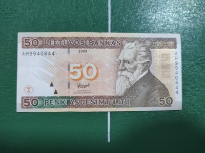 LITUANIA 50 LITU 2003 SUPERBA foto