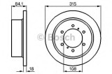 Disc frana MITSUBISHI PAJERO II (V3_W, V2_W, V4_W) (1990 - 1999) BOSCH 0 986 478 713