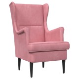 vidaXL fotoliu Roz Catifea 42029866