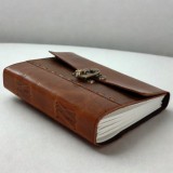 Agenda Jurnal din piele naturala cu inchidere metalica - Patch