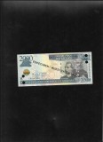 Rar! Republica Dominicana 2000 2.000 pesos dominicanos 2012 specimen