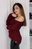 M577-81 Bluza tip pulover cu decolteu in V, M, XL