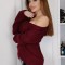 M577-81 Bluza tip pulover cu decolteu in V