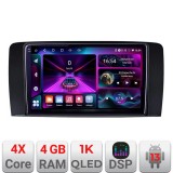 Navigatie Mercedes Clasa R A-215 4+64 InCell Display 1K Android Waze USB Navigatie Internet Youtube Radio