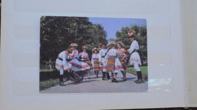 ROM - DANSATORI IN COSTUME POPULARE DIN SIEUT, JUD. BISTRITA- NASAUD -CIRCULATA foto