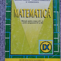 C. Nastasescu - Matematica. Manual pentru clasa a IX-a pt programele M1 si M2