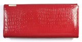 Portofel de dama Rosu din Piele Naturala WZ4706