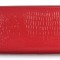 Portofel de dama Rosu din Piele Naturala WZ4706