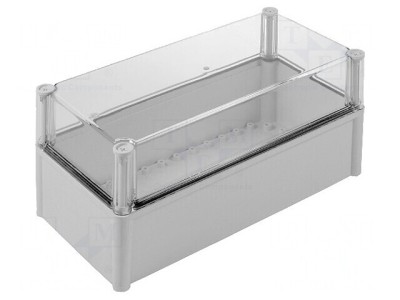 Carcasă Universală Gri 188x378x180mm PC IK08 foto