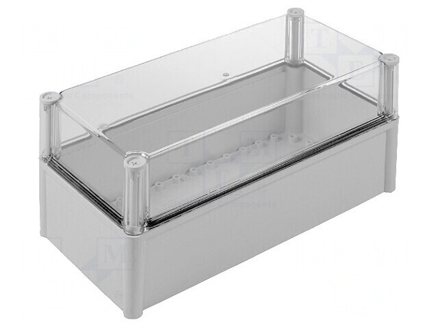 Carcasă Universală Gri 188x378x180mm PC IK08
