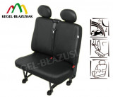 Huse scaun bancheta auto cu 2 locuri din imitatie de piele M size pentru Citroen Jumpy Fiat Scudo Mercedes Vito Peugeot Expert Vw T4 T5 Kft Auto