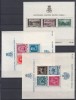 ROMANIA 1939 LP 133 CENTENARUL NASTERII REGELUI CAROL SET BLOCURI DANTELATE MNH, Nestampilat