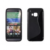 Husa Silicon S-Line Neagra HTC One M9 - Protectie Premium, Flexibila