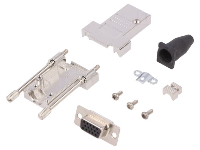Conector D-Sub 15 pini, mamă