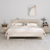 vidaXL Noptiere, 2 buc., maro miere, 40x35x62 cm, lemn masiv de pin