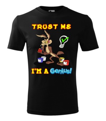 Tricou Personalizat Trust Me I m a Genius - Design Amuzant si Creativ foto