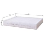 Mahle Filtru, aer habitaclu