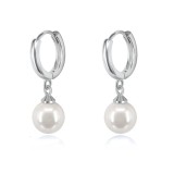 Cumpara ieftin Cercei argint 925, JW1103, model perla, placati cu rodiu