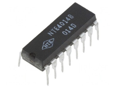 IC Digital 8bit Registru Deplasare Sincron CMOS THT foto