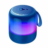 Boxa portabila 360&deg;, 8W, IP67 - Anker SoundCore Glow Mini (A3136G31) - Blue