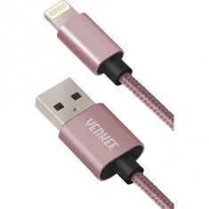 Yenkee, Cablu USB pentru iPhone 1m, Roz foto