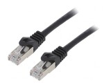 Patch Cord Ethernet F/UTP Cat6 1m Negru RJ45, Gembird