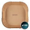 Hartie Copt Friteuza Aer Cald Cecotec 5-6.5L, 150 Bucati, 20-24cm, Antiaderenta, Protectie Curatare Usoara, Universal Air Fryer