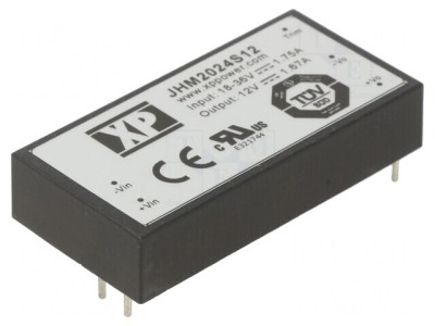 Convertor DC/DC 20W 18-36V la 12V 1670mA THT foto