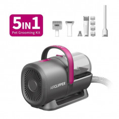 Set ingrijire animale de companie PETKIT AirClipper 5-in-1 Pet Grooming Kit, Autonomie 2.5hr, 35000 r/min, Negru